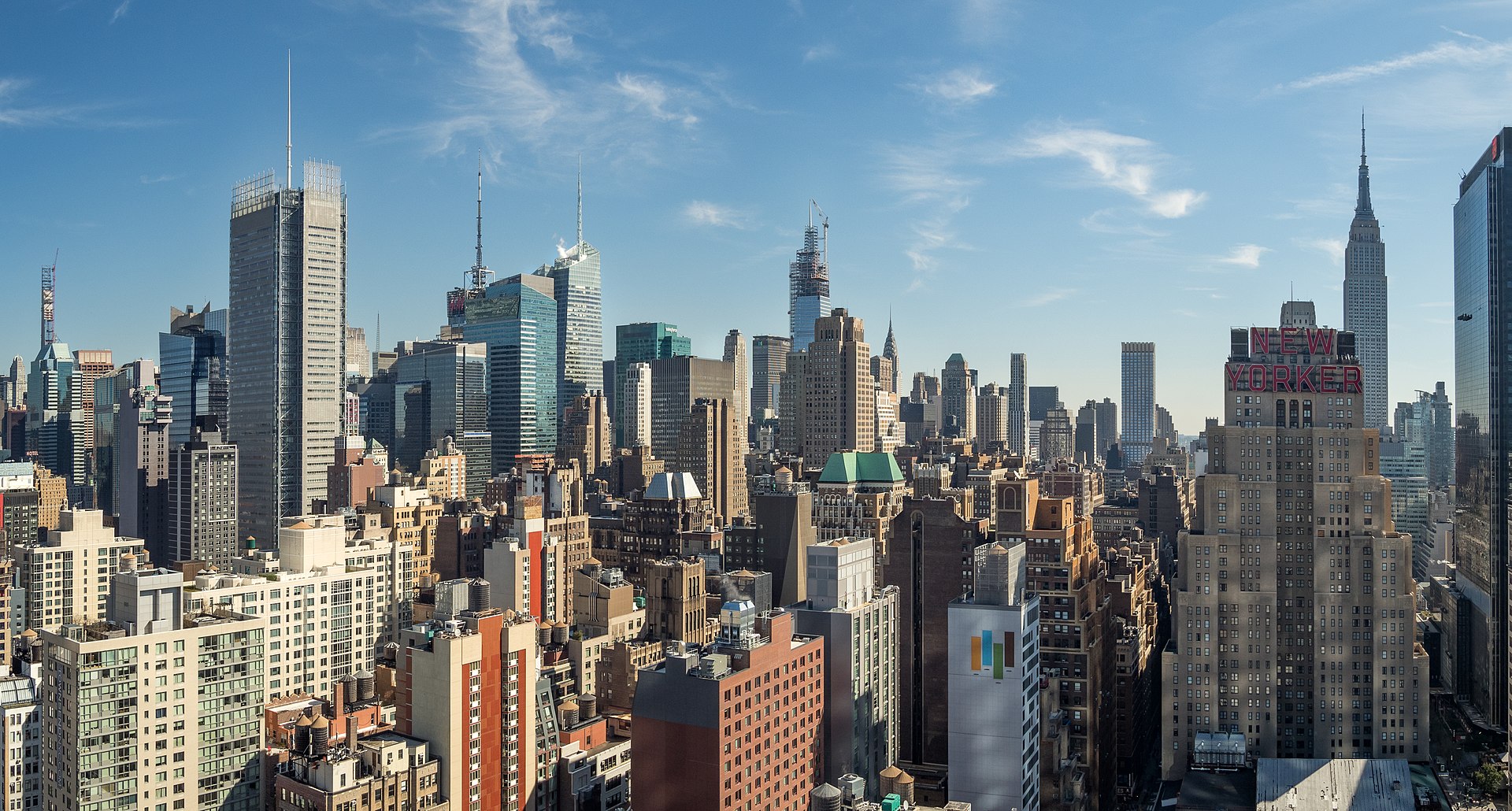 West Side Of Manhattan From Hudson Commons